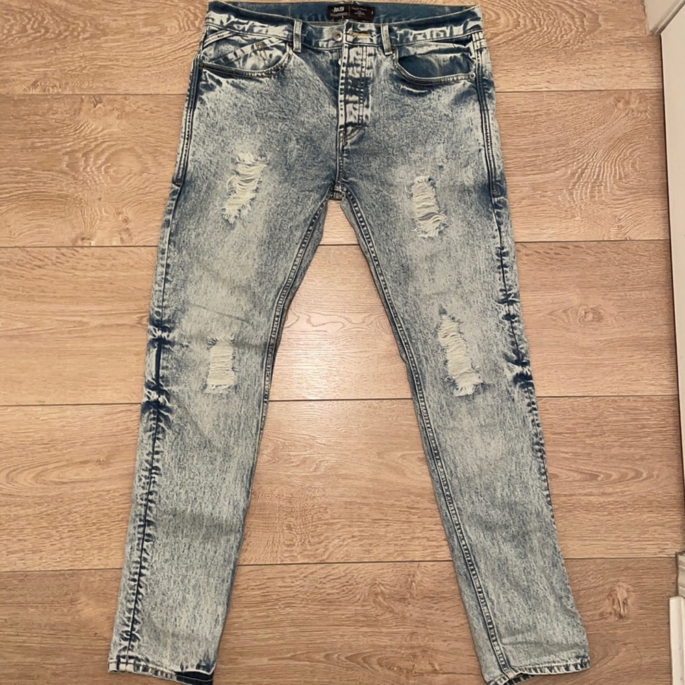 Publish acid wash skinny jeans